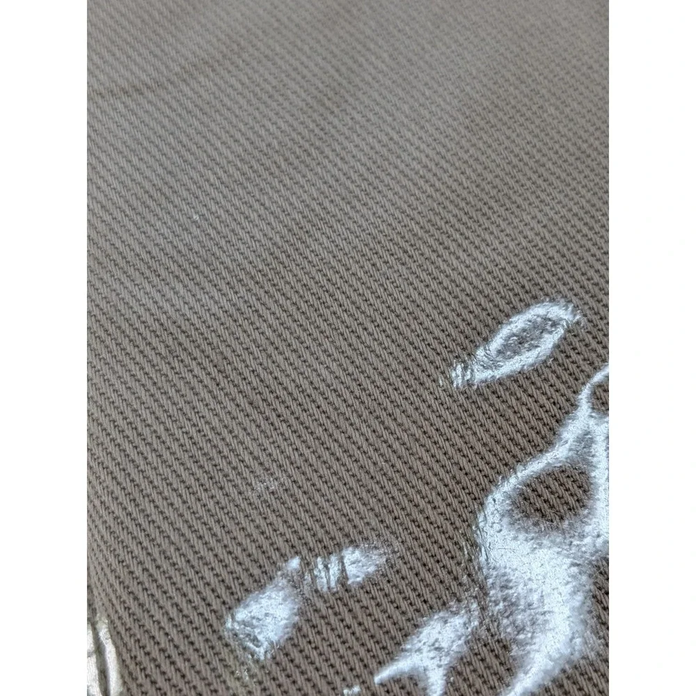 NEW SEALED $59😍Ballard Designs Couture Chair Slipcover Twill Pleated Taupe